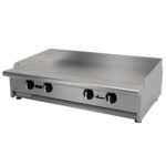 ASBER AETG-48-H Plancha Lisa Termostática a Gas con Placa de 34” ASBER