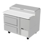 ASBER APTP-46-D2 P HC Mesa Refrigerada de Preparación de Pizzas con 2 Cajones Premium ASBER