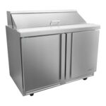 ASBER APTS-48-12-D2 P HC Mesa Refrigerada Para Ensaladas con 1 Puerta + 2 Cajones Premium ASBER