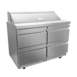 ASBER APTS-60-16-D4 P HC Mesa Refrigerada Para Ensaladas con 4 Cajones Premium ASBER