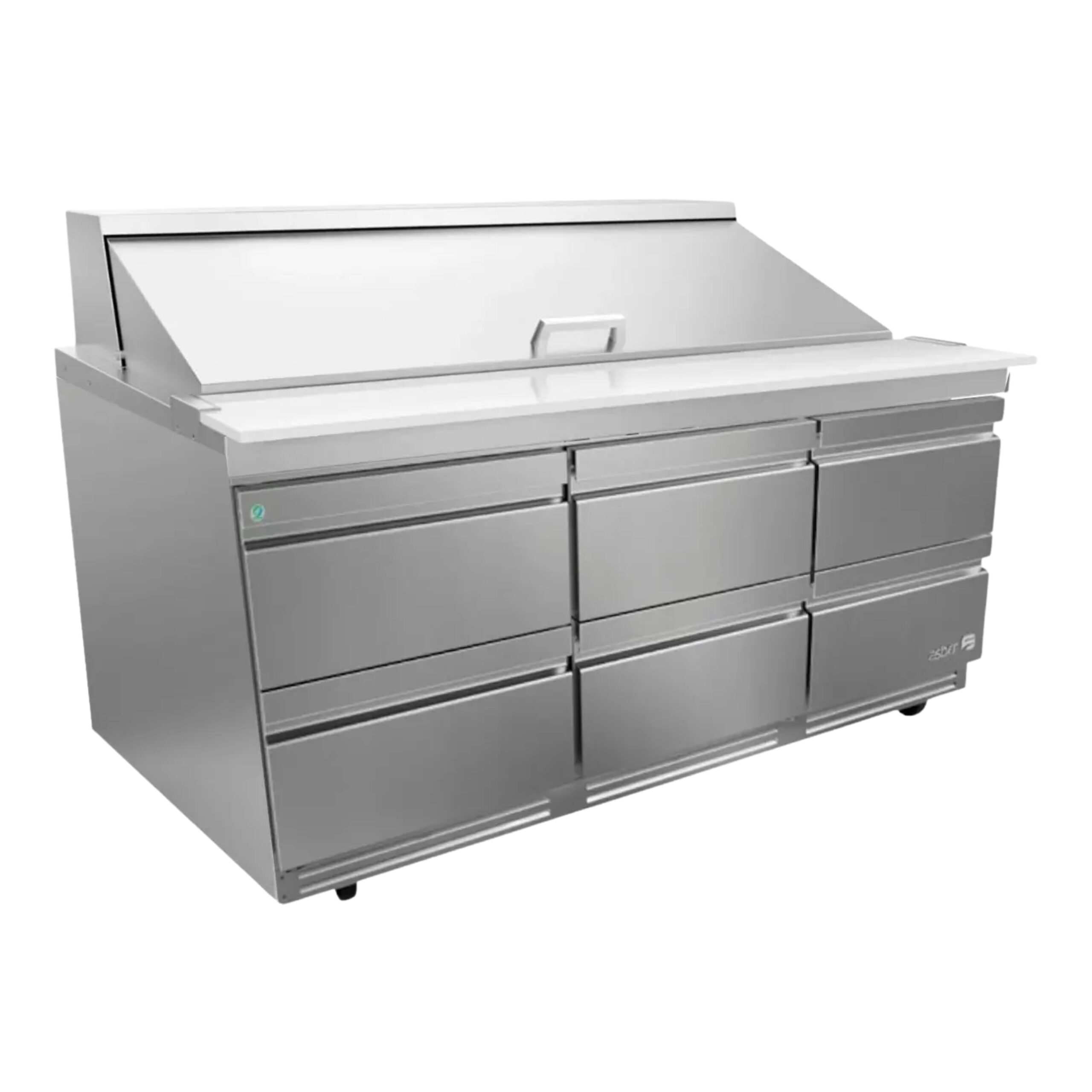 ASBER APTS-72-18-D6 P HC Mesa Refrigerada Para Ensaladas con 6 Cajones Premium ASBER