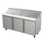 ASBER APTS-72-18 HC Mesa Refrigerada Para Ensaladas de 18 Insertos GN-16 ASBER