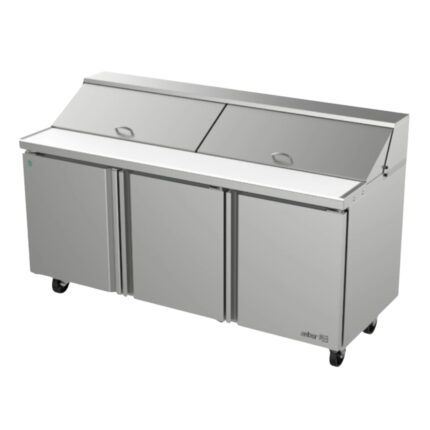 ASBER APTS-72-18 HC Mesa Refrigerada Para Ensaladas de 18 Insertos GN-16 ASBER