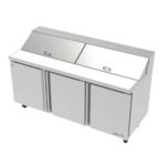 ASBER APTS-72-18 P HC Mesa Refrigerada Para Ensaladas 18 Insertos GN-16 Premium ASBER