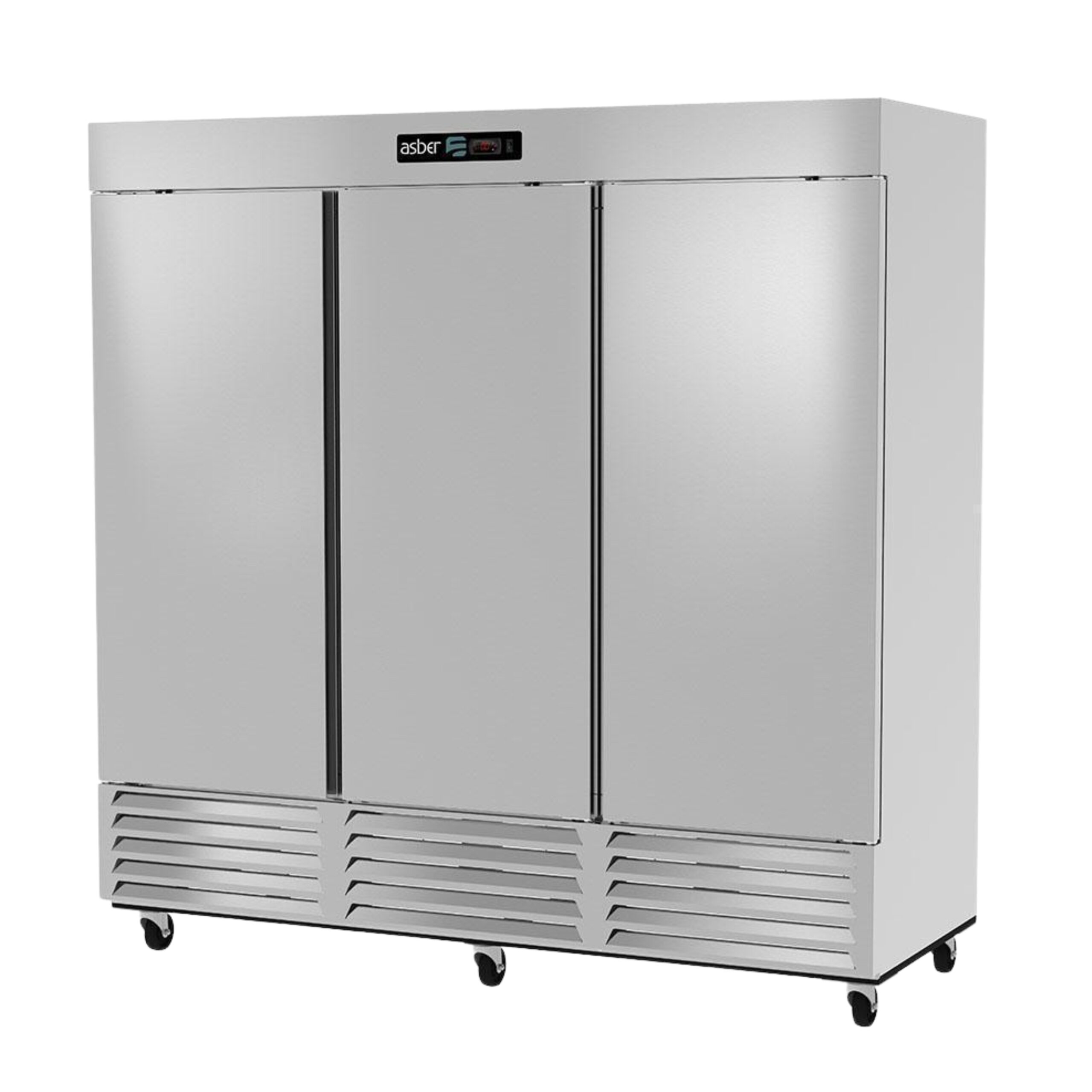 ASBER ARF-72-H HC Congelador Vertical de 3 Puertas Sólidas de 72 ft³ ASBER 