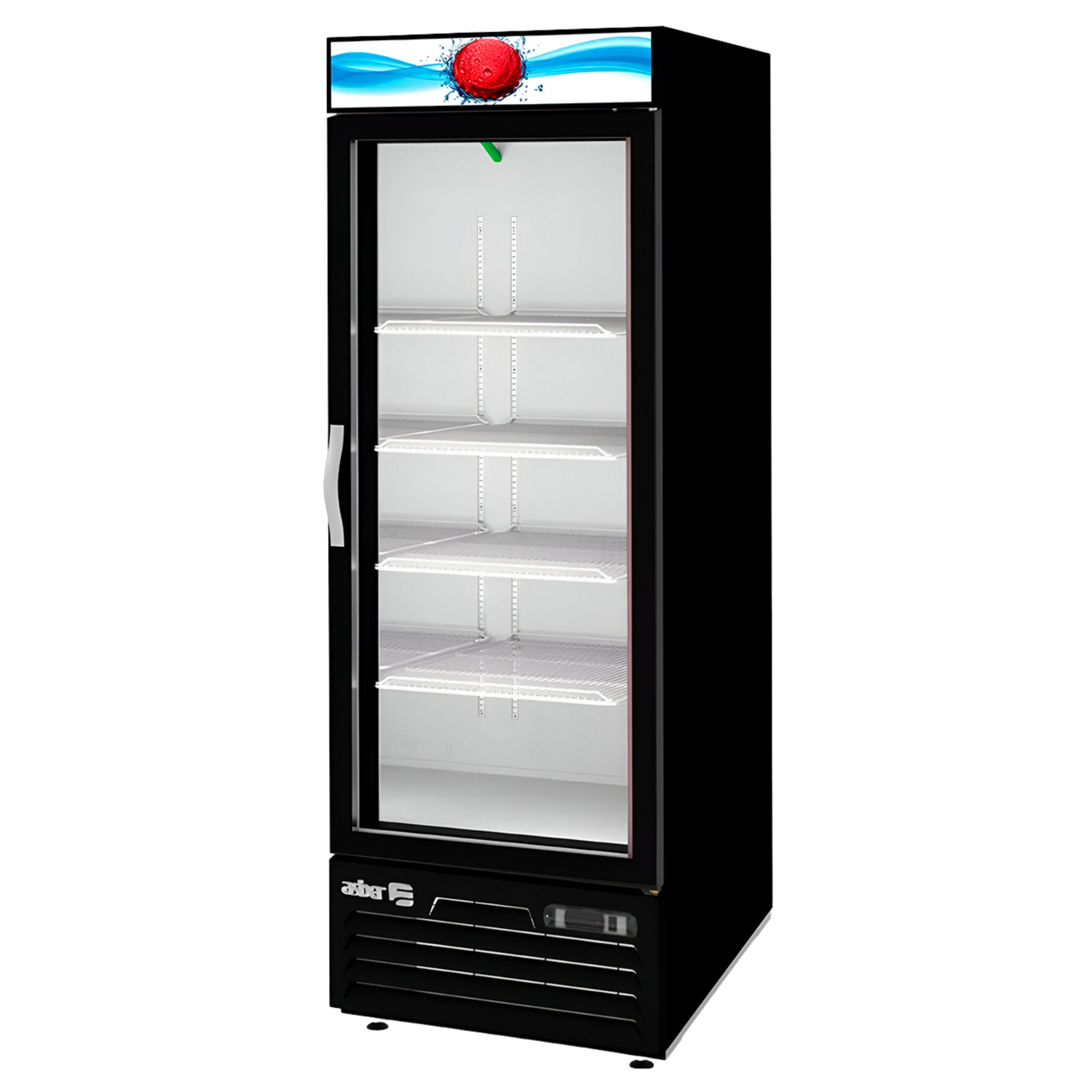 ASBER ARMD-23 HC Refrigerador Vertical de 1 Puerta de Cristal de 23 ft³ ASBER