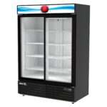 ASBER ARMD-47-SD HC Refrigerador Vertical de 2 Puertas de Cristal Deslizables de 47 ft³ ASBER