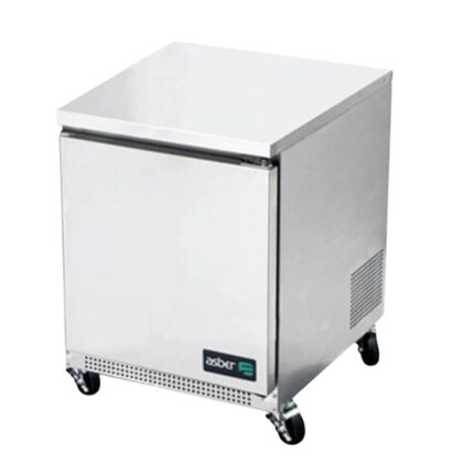 ASBER AUTF-27 P HC Mesa Congelada Bajo Mostrador de 9.5 ft³ Premium ASBER