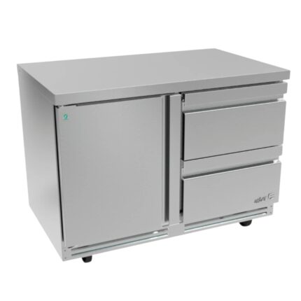 ASBER AUTR-48-D2 P HC Mesa Refrigerada Bajo Mostrador de 16.7 ft³ con 2 Cajones Premium ASBER