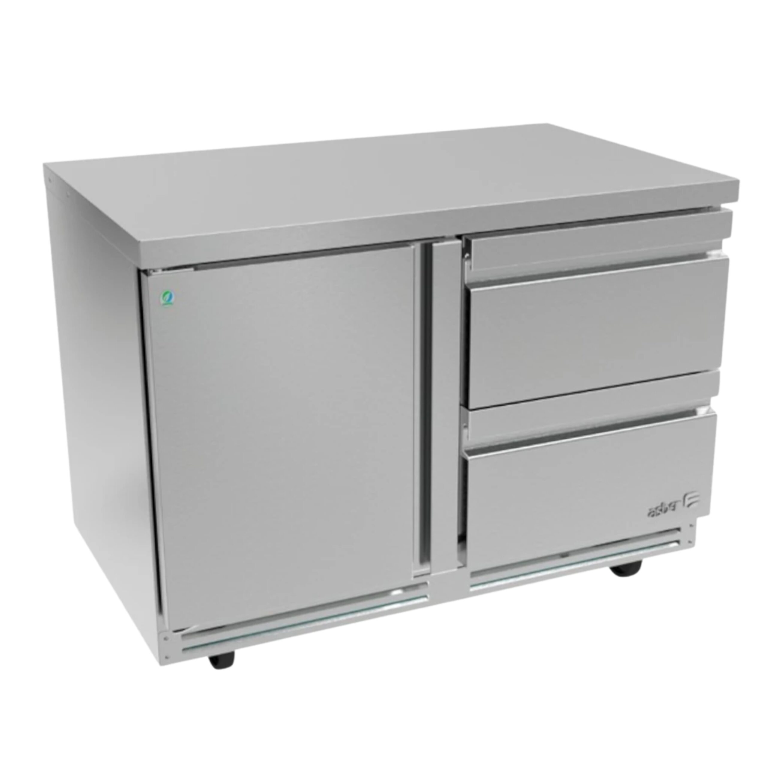 ASBER AUTR-48-D2 P HC Mesa Refrigerada Bajo Mostrador de 16.7 ft³ con 2 Cajones Premium ASBER