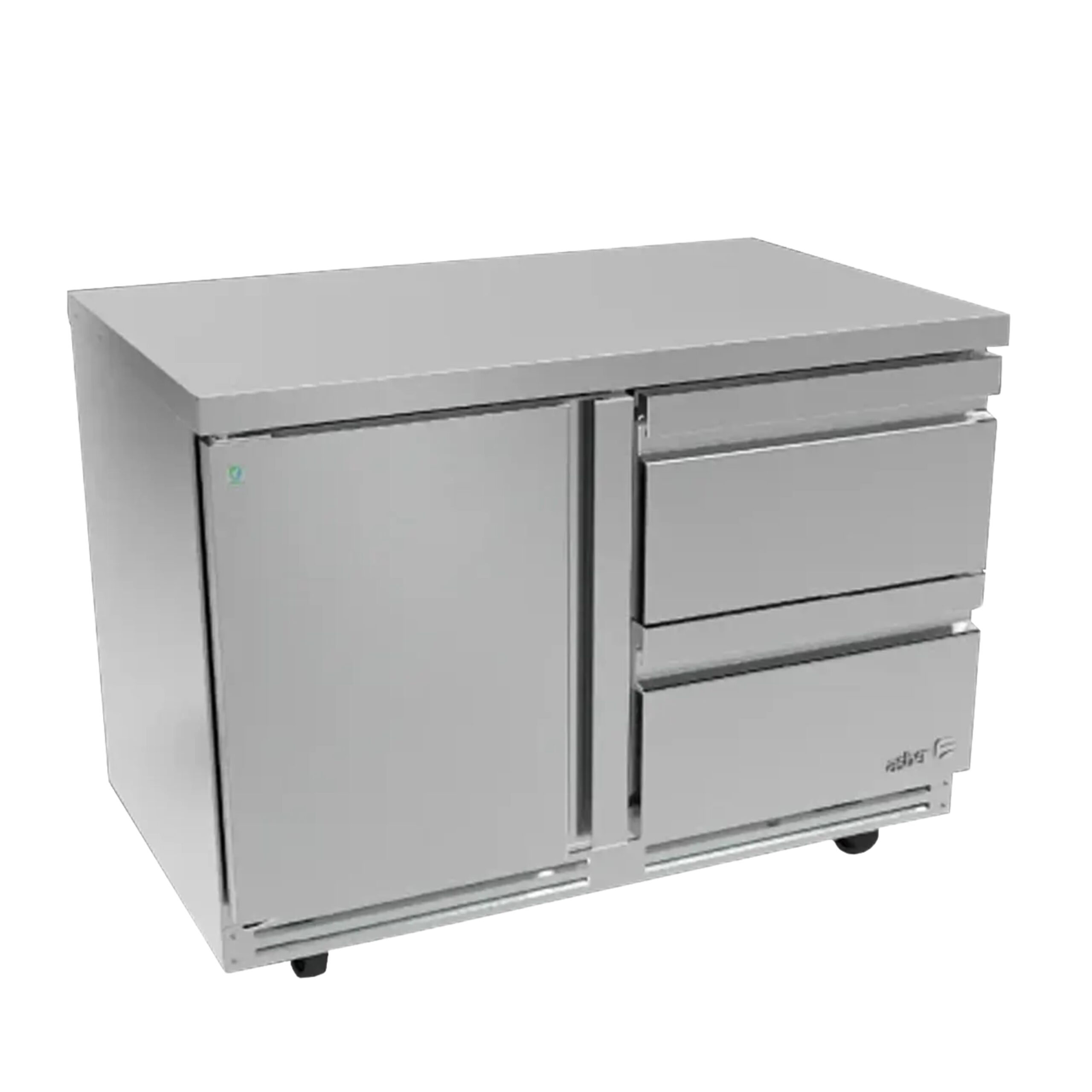 ASBER AUTR-60-D2 P HC Mesa Refrigerada Bajo Mostrador de 20.6 ft³ con 2 Cajones Premium ASBER