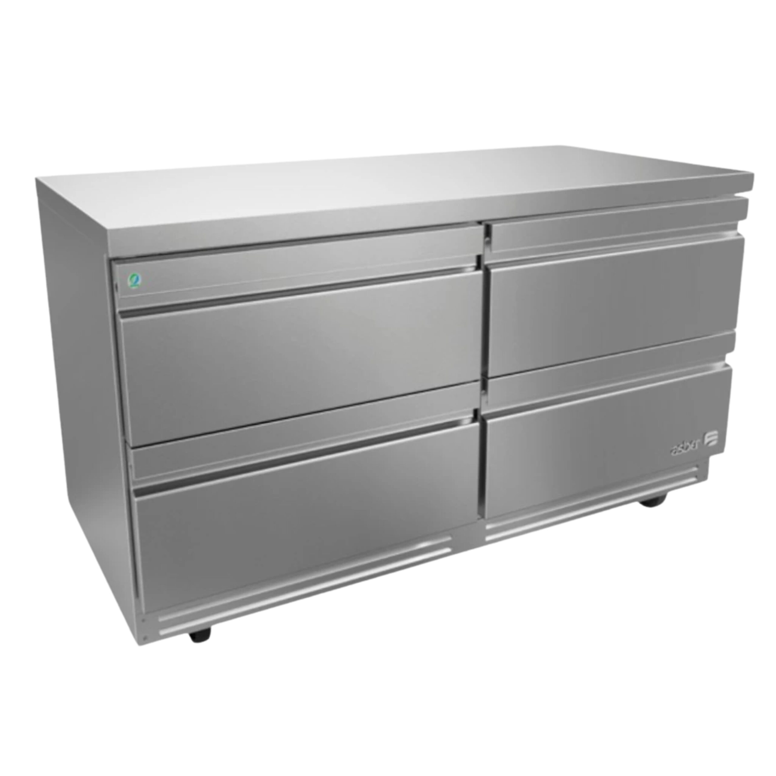 ASBER AUTR-60-D4 P HC Mesa Refrigerada Bajo Mostrador de 20.6 ft³ con 4 Cajones Premium ASBER