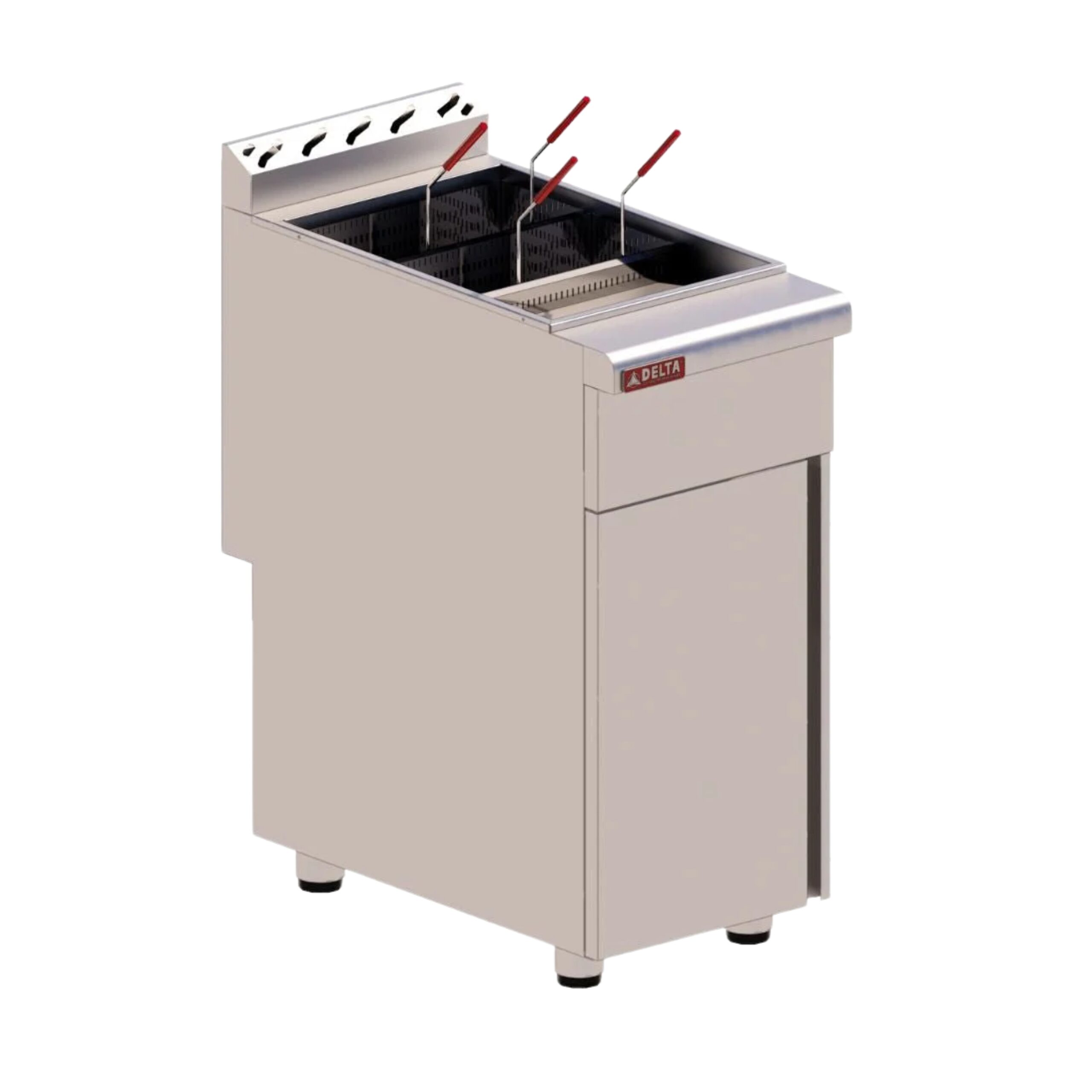DELTA Cocedor de Pastas de 14 L con 3 Quemadores TOP DELTA CP-GPA-40