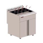 DELTA Cocedor de Pastas de 28 L con 6 Quemadores TOP DELTA CP-GPA-80