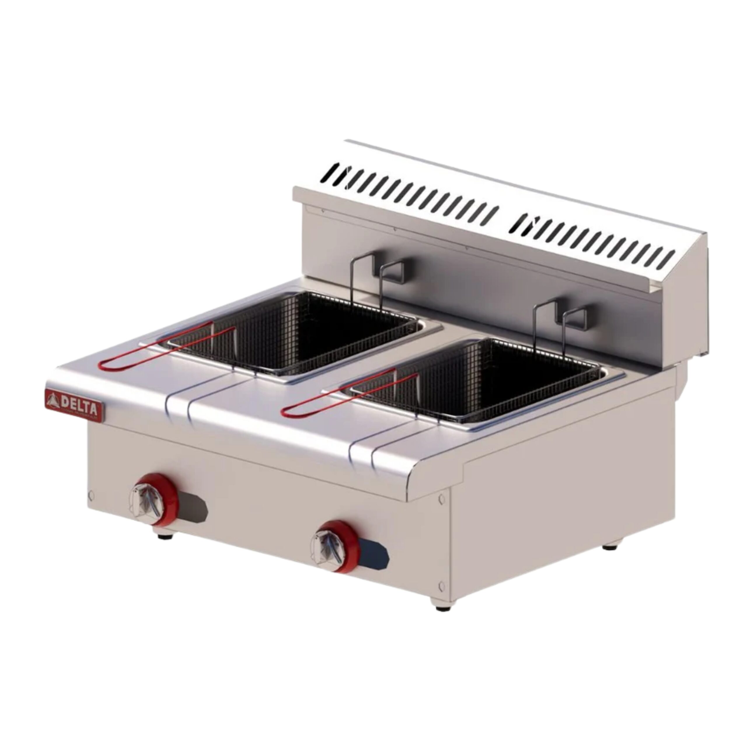 DELTA Freidora de 8 L con 2 Quemadores TOP DELTA FM-4-D