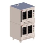 DELTA Horno Convección Doble con 4 Quemadores MIX DELTA HCA-D