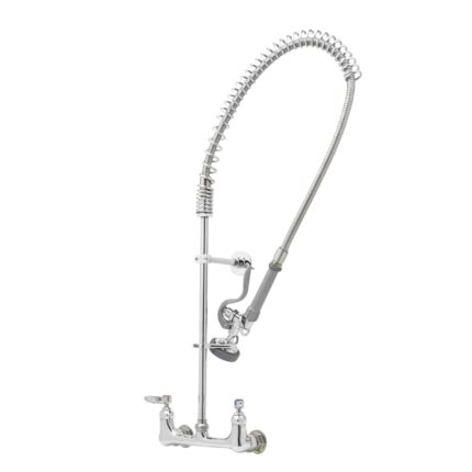 T&S Llave De Prelavado Mezcladora A Pared De 8 PG B-0133-B