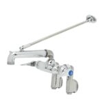 T&S Llave Mezclador Lavabo Fregadero Fijado A ParedB-2345