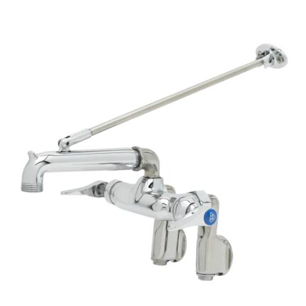 T&S Llave Mezclador Lavabo Fregadero Fijado A ParedB-2345