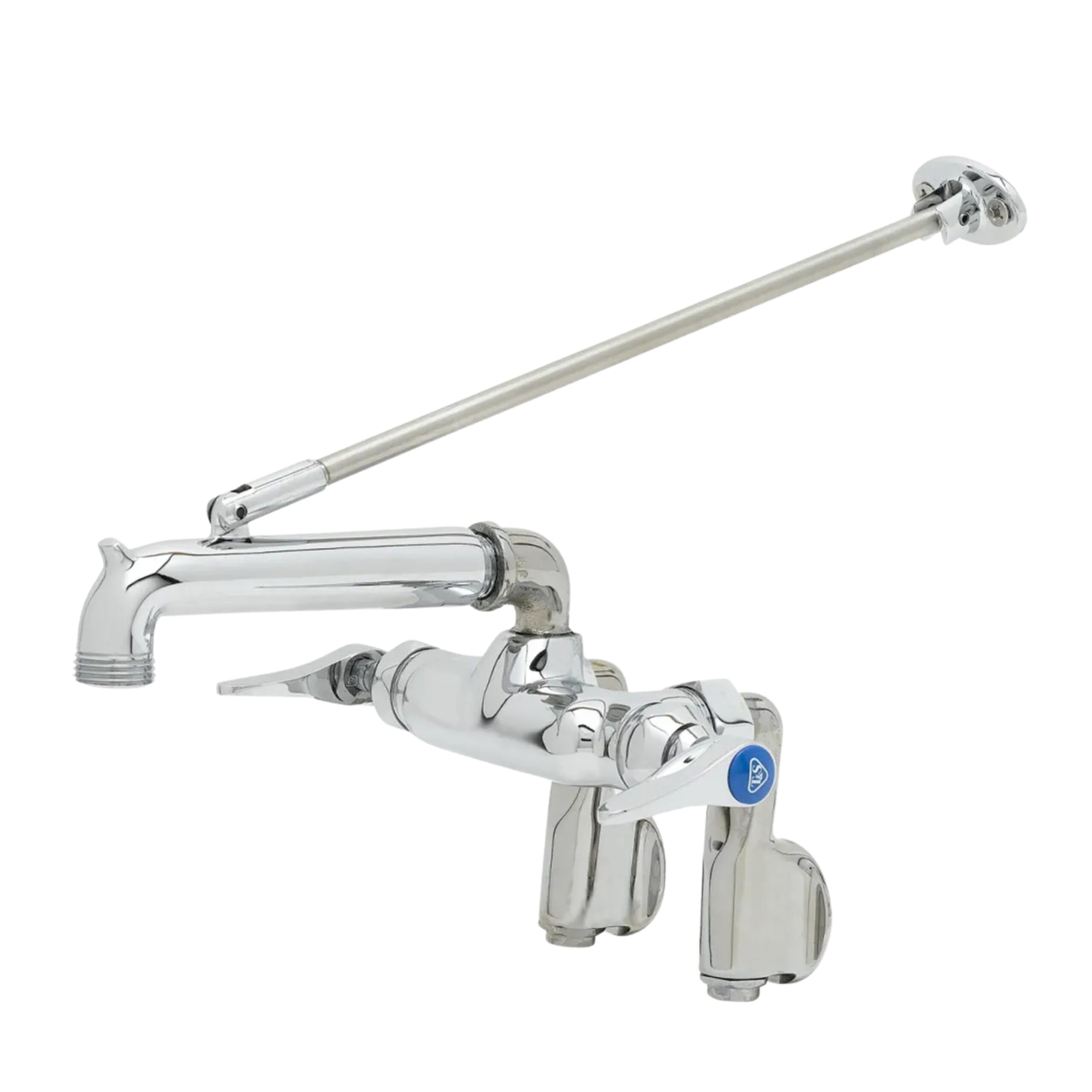 T&S Llave Mezclador Lavabo Fregadero Fijado A ParedB-2345