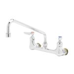 T&S Mezcladora de montaje a pared de 8 con cuello oscilante B-0231-CC